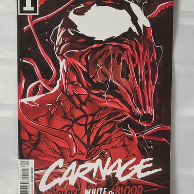 2019 Carnage Black White And Blood no 1 Marvel Comics  - Image 1 of 12