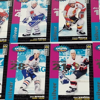 1995-95 Upperdeck Crash The Game Complete Set Superstars - Image 14 of 19