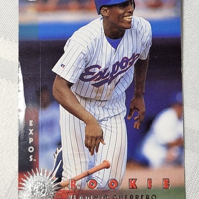 1997 Donruss Baseball Vladimir Guerrero Rookie Card Expos - Image 1 of 9