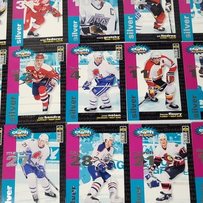 1995-95 Upperdeck Crash The Game Complete Set Superstars - Image 9 of 19