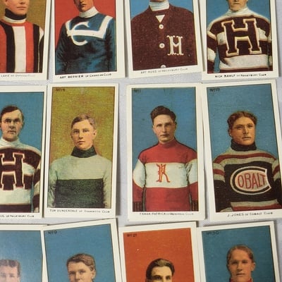 1910-11 C56 Hockey Card Set 1978 Lancaster Re Issue  - Image 7 of 16