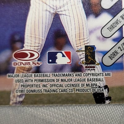 1997 Donruss Baseball Vladimir Guerrero Rookie Card Expos - Image 5 of 9