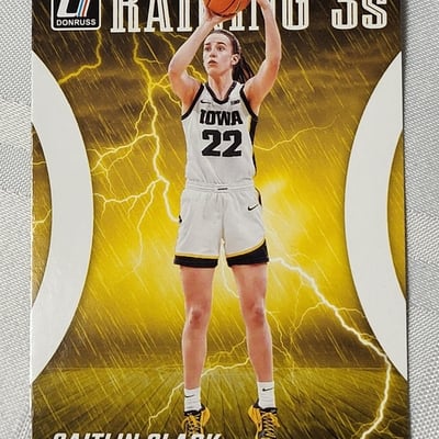 2024 Panini Caitlin Clark Rookie card Raining 3s  - Image 4 of 13