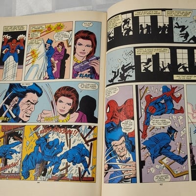 1987 Marvel Comics Spider-Man VS Wolverine  - Image 15 of 16