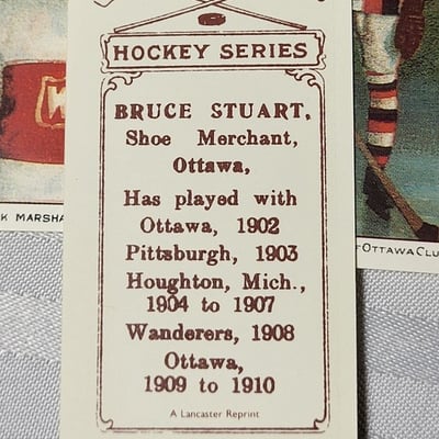 1910-11 C56 Hockey Card Set 1978 Lancaster Re Issue  - Image 15 of 16