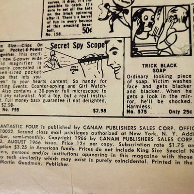 1966 Marvel Comics Fantastic Four 53 2nd Black Panther ap - Image 5 of 13