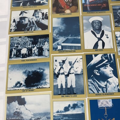 1990s Military Card Set USA Remember Pearl Harbor  - Image 8 of 20