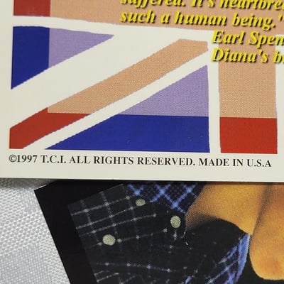 1997 Princess Diana Tribute Card Set Complete  - Image 15 of 16