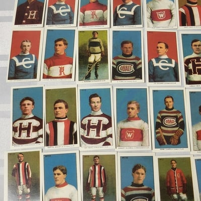 1910-11 C56 Hockey Card Set 1978 Lancaster Re Issue  - Image 2 of 16