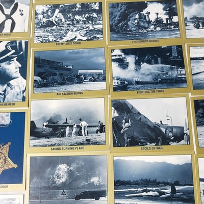 1990s Military Card Set USA Remember Pearl Harbor  - Image 12 of 20