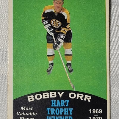 1970-71 OPC Bobby Orr Hart Trophy Winner card  - Image 7 of 9