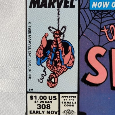 Amazing Spider-Man #308 Who Kidnapped Mary Jane?/Taskmaster app McFarlane - Image 2 of 11
