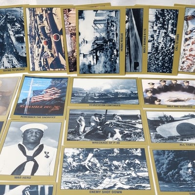 1990s Military Card Set USA Remember Pearl Harbor  - Image 15 of 20