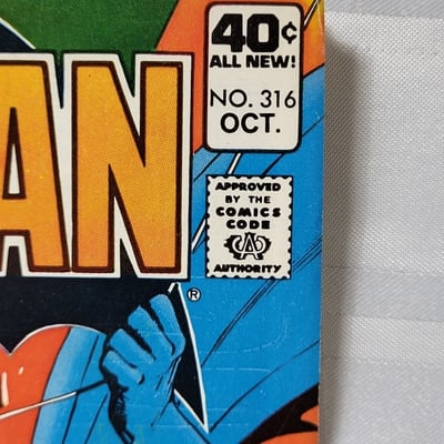 1979 Batman #316 DC Comics 1940 Series Whitman Variant - Image 2 of 13