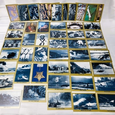 1990s Military Card Set USA Remember Pearl Harbor  - Image 1 of 20