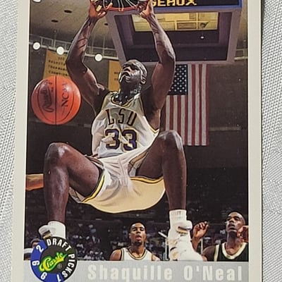 1992 Shaquille O'Neil Rookie Card  - Image 7 of 8