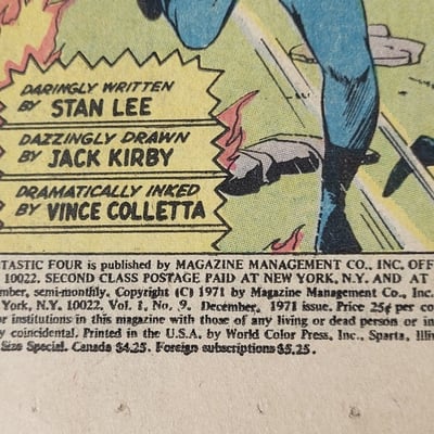 Fantastic Four King Size Special #9 1971 Marvel Comics - Image 4 of 12