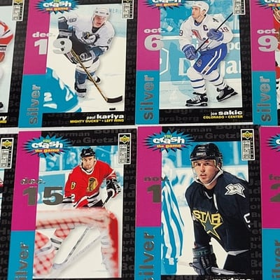 1995-95 Upperdeck Crash The Game Complete Set Superstars - Image 15 of 19