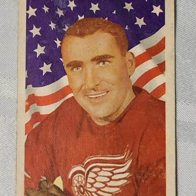 1963-64 Parkhurst Floyd Smith Red Wings Card  - Image 5 of 10