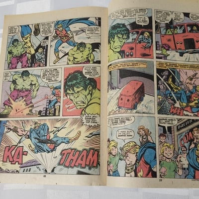 Incredible Hulk #233 1979 Last Marvel Man Become Quasar next Issue - Image 11 of 13