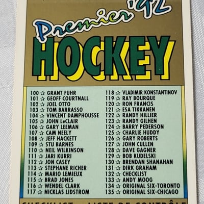 1991-92 OPC Premier Complete Hockey Set of 198  - Image 3 of 15