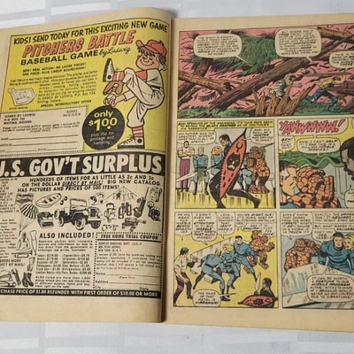 1966 Marvel Comics Fantastic Four 53 2nd Black Panther ap - Image 7 of 13