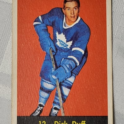 1960-61 Parkhurst Dick Duff Leafs Card  - Image 6 of 11
