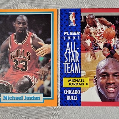 Vintage Michael Jordan Bulls cards  - Image 7 of 8