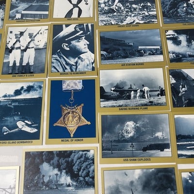 1990s Military Card Set USA Remember Pearl Harbor  - Image 6 of 20