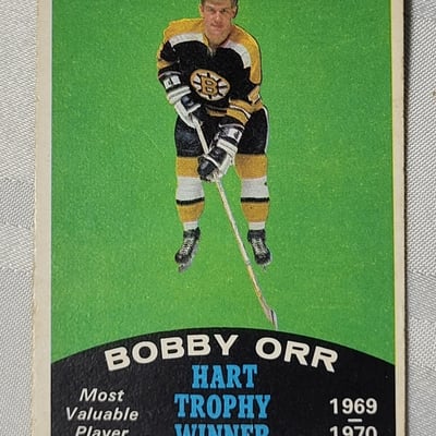 1970-71 OPC Bobby Orr Hart Trophy Winner card  - Image 9 of 9