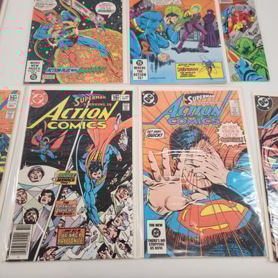 Action Comics 511,527,528,532,535,536,538,548,558,577 - Image 3 of 5