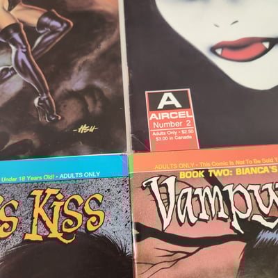 Beware the Vampire's Kiss #1-4 Adult Comics - Image 2 of 3