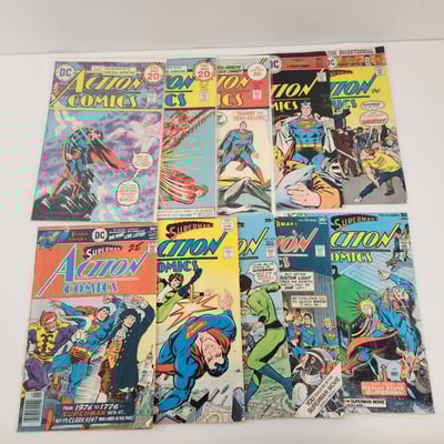 Action Comics 440,441,444,457,461,463,472-475 - Image 1 of 7