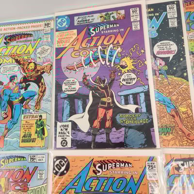 Action Comics 511,527,528,532,535,536,538,548,558,577 - Image 2 of 5