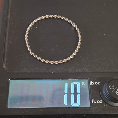 Vintage Coro Sterling Bangle Bracelet - Image 7 of 7