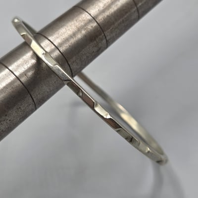 Sterling Silver Bangle Bracelet - Image 3 of 5