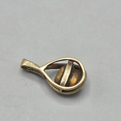 14K Gold Pendant with Pearl - Image 4 of 7