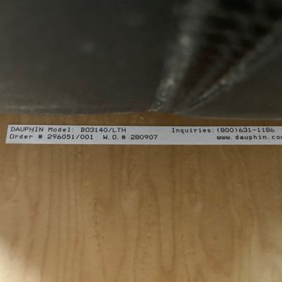 Dauphin Bobo Leather / Maple Lounge Chairs - Image 5 of 5