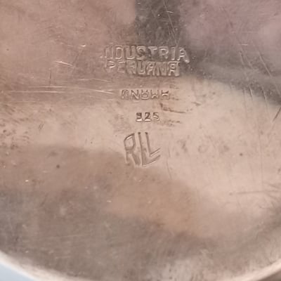 Sterling Silver Bowl From Peru - Image 7 of 7