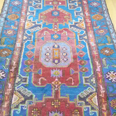 Hand Knotted Persian Mossoul Rug - Image 5 of 8