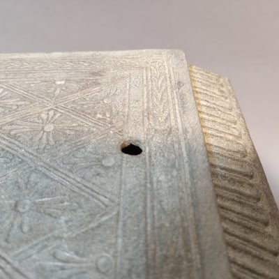 Antique Metal Mantle Clock - Image 9 of 20