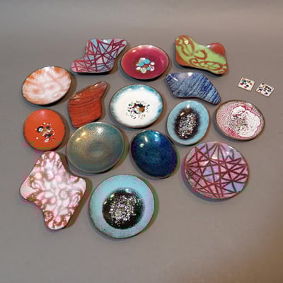 Enamel on Metal Decor - Image 6 of 11