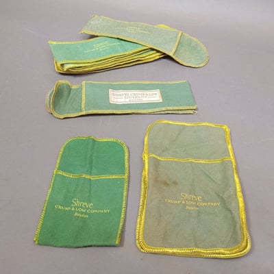 Sterling Silver Scrap & Schreve Felt Bags - Image 20 of 23