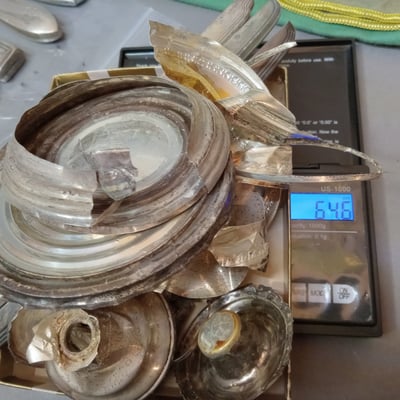 Sterling Silver Scrap & Schreve Felt Bags - Image 8 of 23