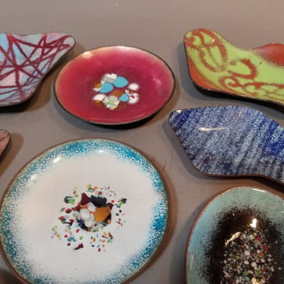 Enamel on Metal Decor - Image 8 of 11