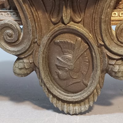 Antique Metal Mantle Clock - Image 4 of 20