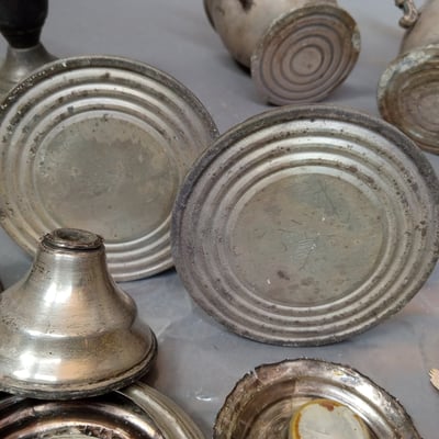 Sterling Silver Scrap & Schreve Felt Bags - Image 11 of 23