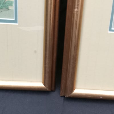 Sen Lin Framed Original Watercolors - Image 9 of 11