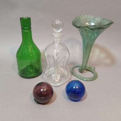 Vintage Glass Decor - Image 1 of 16