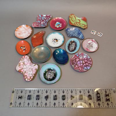 Enamel on Metal Decor - Image 11 of 11